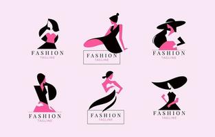 Fashion and Beauty Logo Collection vector