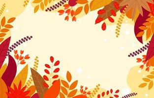 Floral Autumn Decoration vector