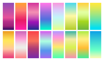 Spring And Summer Background Gradients vector